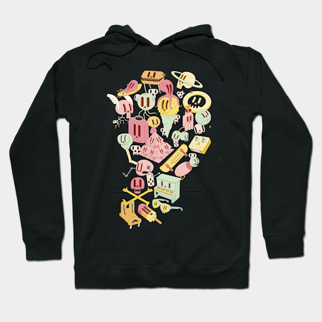 Day of the Dead Hoodie by bjadddni